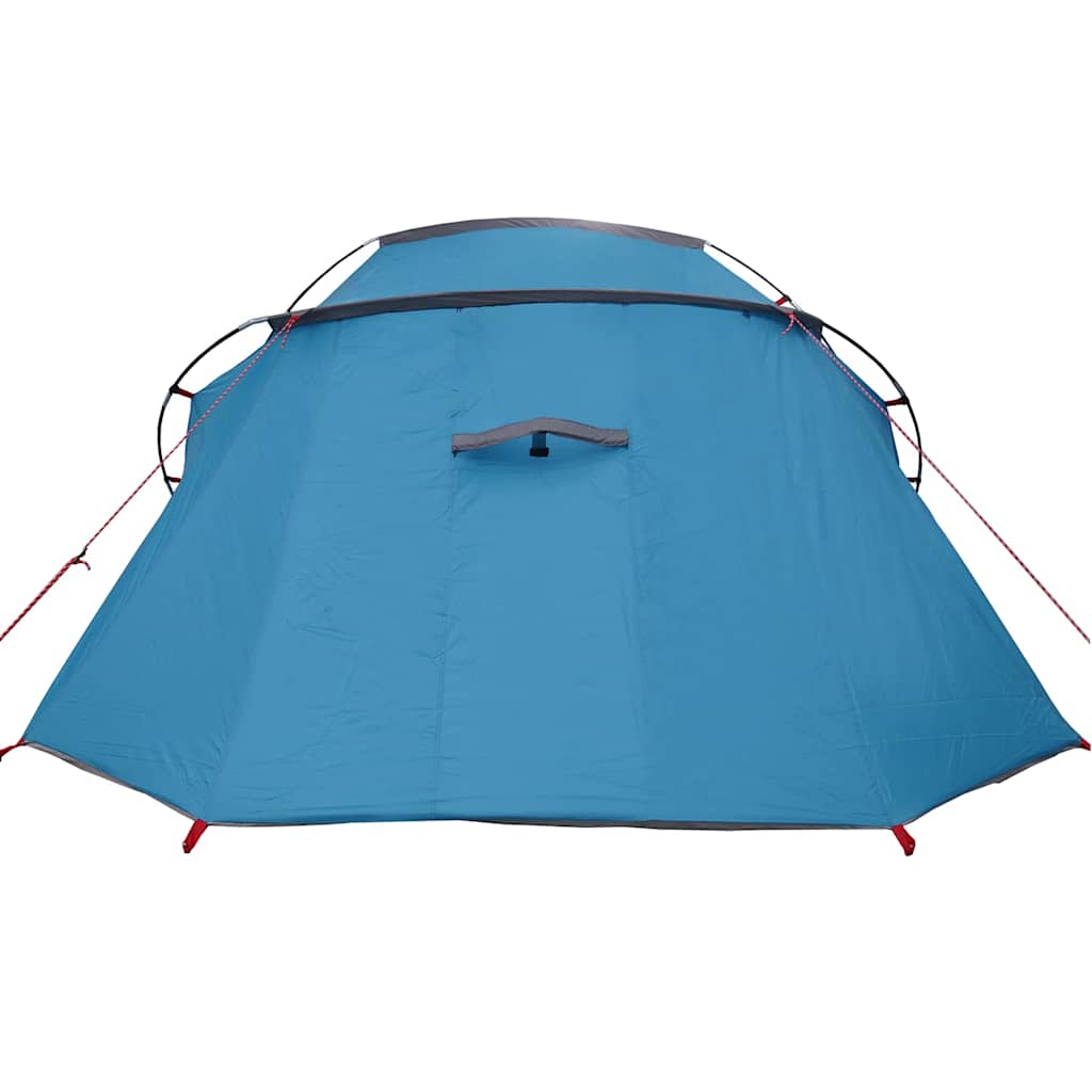 vidaXL Tunnel Tent 3-Person with Roof Blue and Grey 328 x 228 x 115 cm