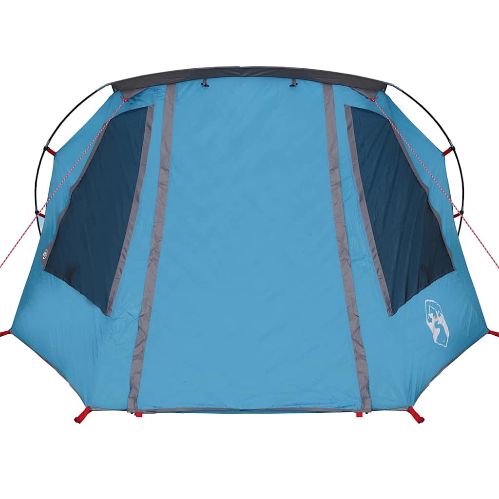 vidaXL Tunnel Tent 3-Person with Roof Blue and Grey 328 x 228 x 115 cm