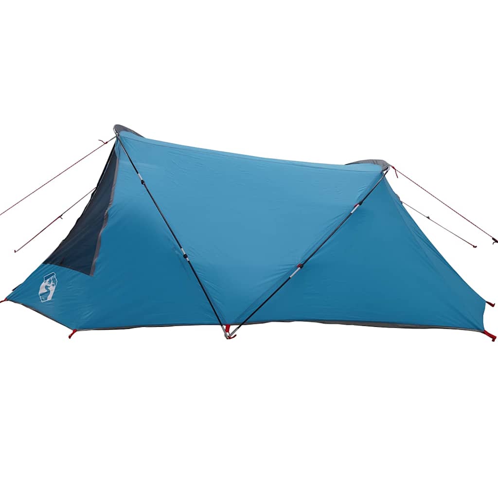vidaXL Tunnel Tent 3-Person with Roof Blue and Grey 328 x 228 x 115 cm