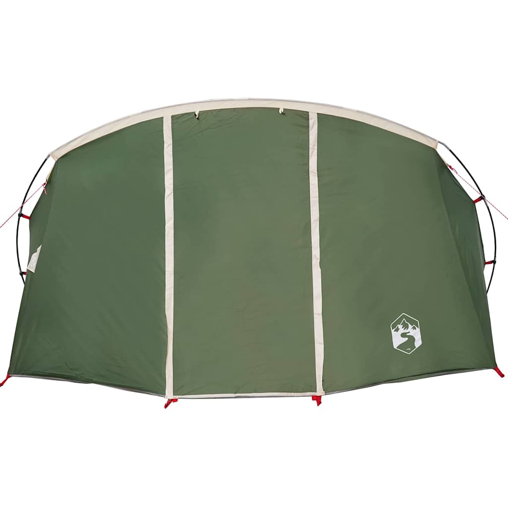 vidaXL Tunnel Tent 4-Person Green and White 318 x 275 x 140 cm