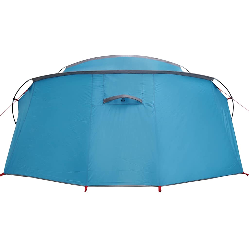 vidaXL Tunnel Tent 4-Person with Roof Blue and Grey 318 x 275 x 140 cm