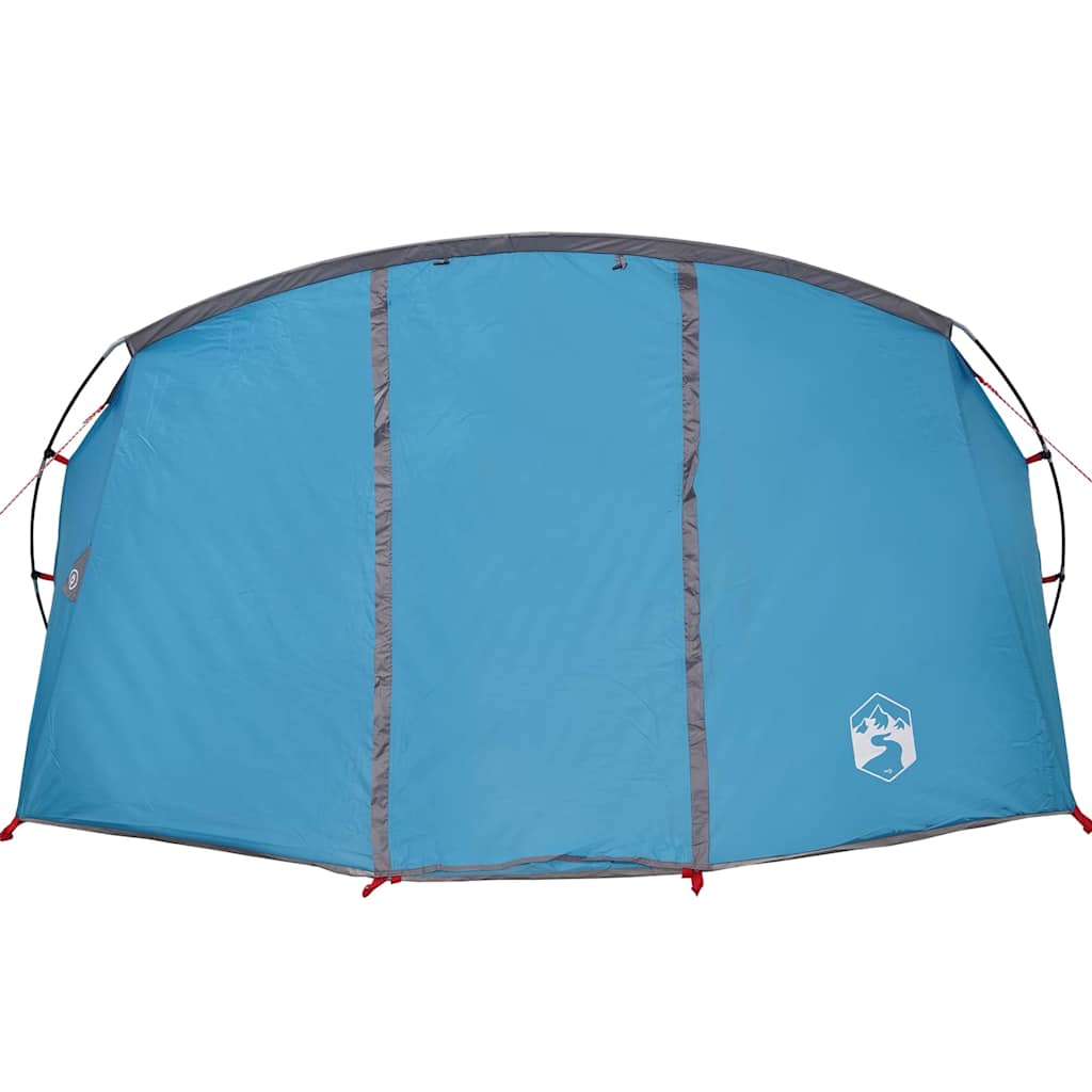 vidaXL Tunnel Tent 4-Person with Roof Blue and Grey 318 x 275 x 140 cm