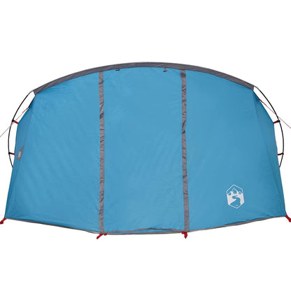 vidaXL Tunnel Tent 4-Person with Roof Blue and Grey 318 x 275 x 140 cm