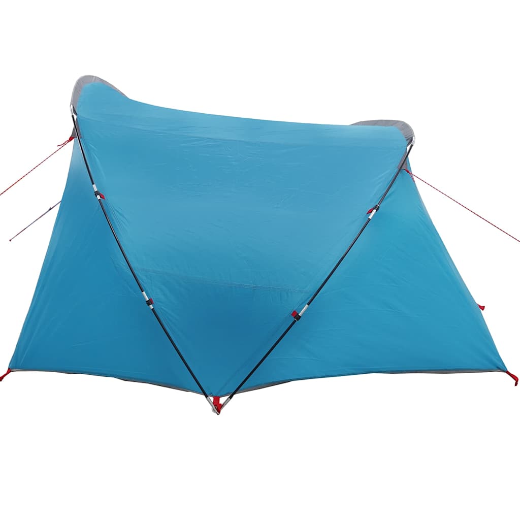 vidaXL Tunnel Tent 4-Person with Roof Blue and Grey 318 x 275 x 140 cm