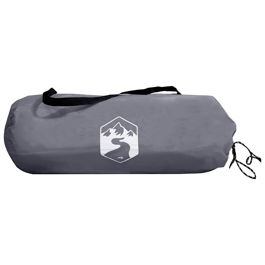 vidaXL Tunnel Tent 4-Person Grey and Orange 318 x 275 x 140 cm
