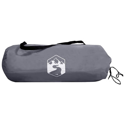 vidaXL Tunnel Tent 4-Person Grey and Orange 318 x 275 x 140 cm