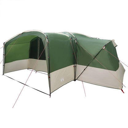 vidaXL Family Tent 12-Person Green and White 760 x 645 x 230 cm