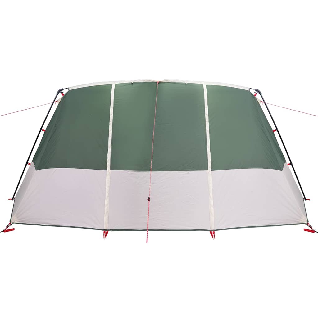 vidaXL Family Tent 12-Person Green and White 760 x 645 x 230 cm