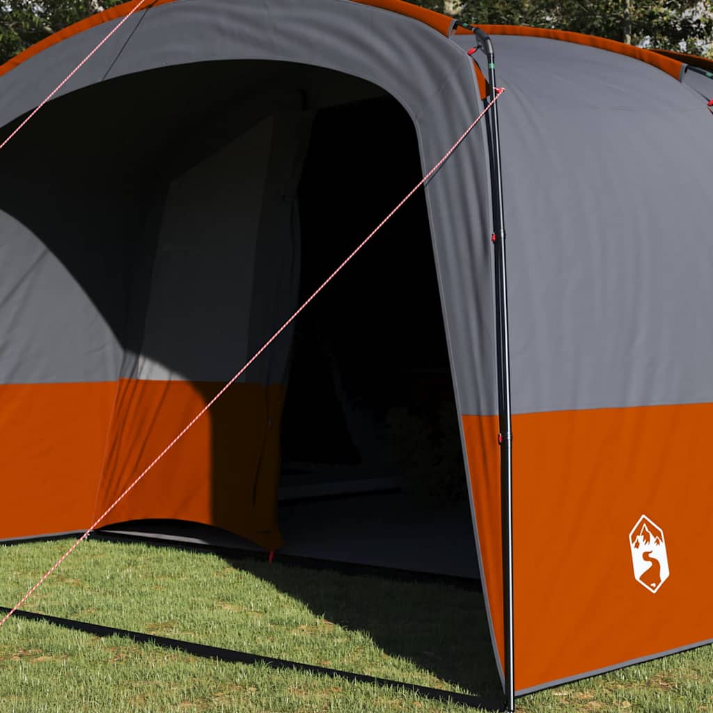 vidaXL Family Tent 12-Person Grey and Orange 760 x 645 x 230 cm