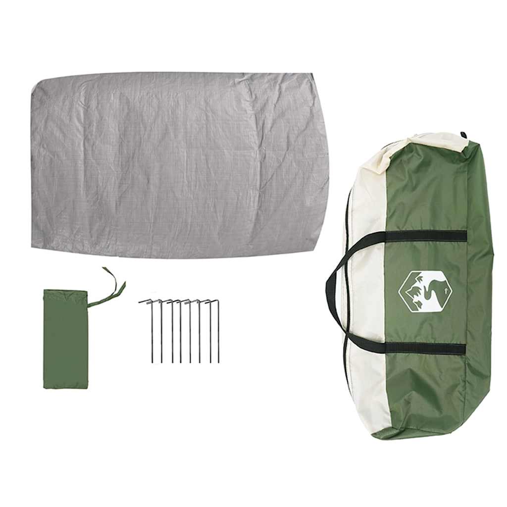 vidaXL Inner Tent 7-Person with Roof Green and Grey 300 x 300x 250 cm