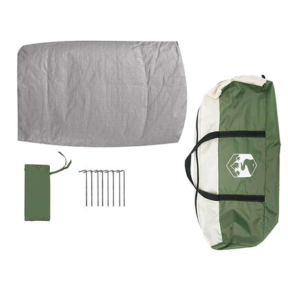 vidaXL Inner Tent 7-Person with Roof Green and Grey 300 x 300x 250 cm