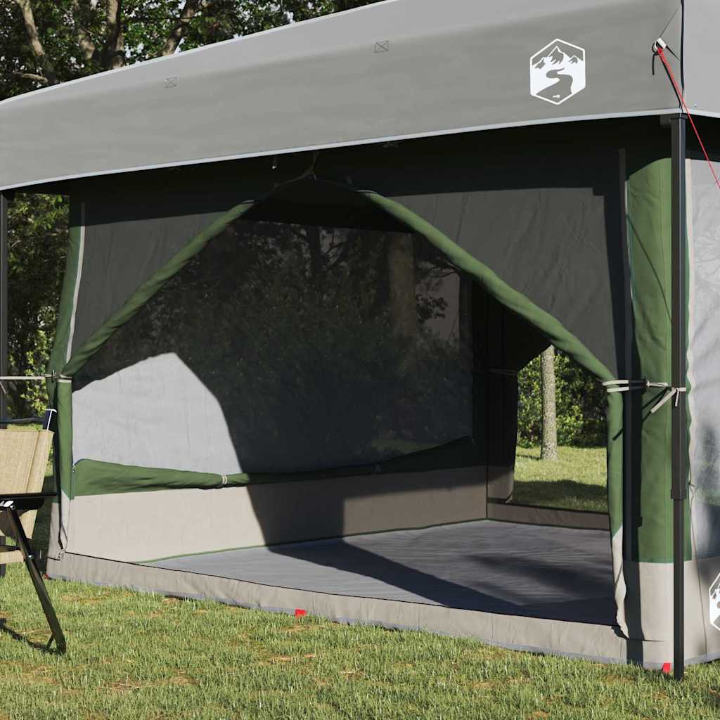 vidaXL Inner Tent 7-Person with Roof Green and Grey 300 x 300x 250 cm