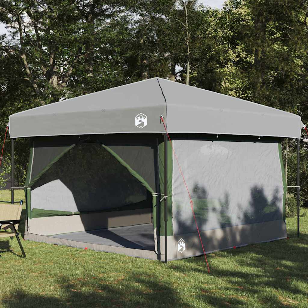 vidaXL Inner Tent 7-Person with Roof Green and Grey 300 x 300x 250 cm