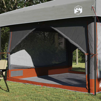 vidaXL Inner Tent 7-Person 7-Person 300 x 300x 250 cm Grey and Orange