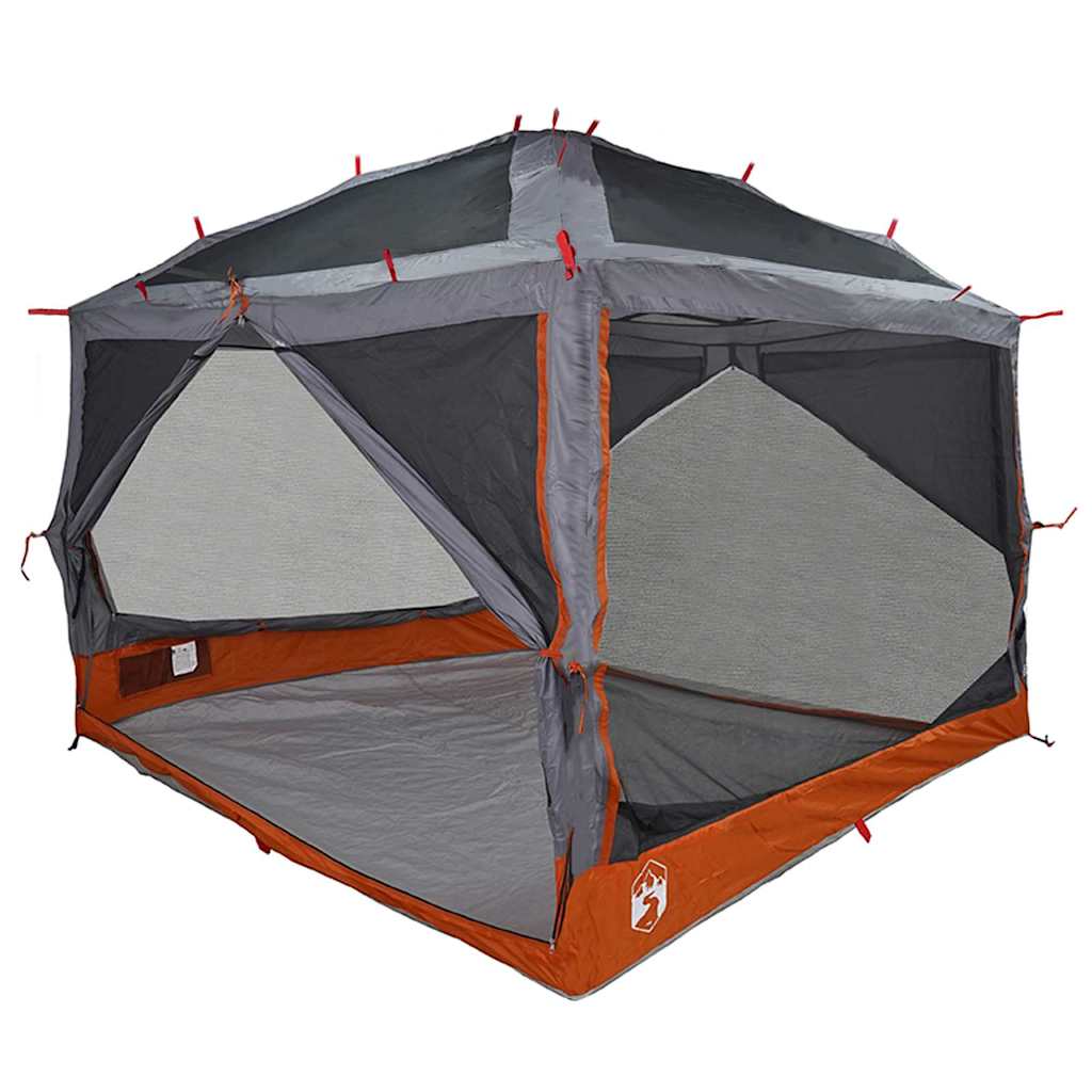vidaXL Inner Tent 7-Person 7-Person 300 x 300x 250 cm Grey and Orange