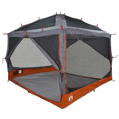 vidaXL Inner Tent 7-Person 7-Person 300 x 300x 250 cm Grey and Orange