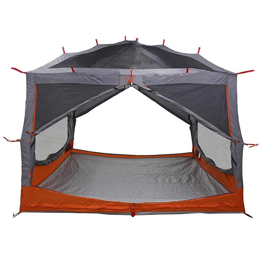 vidaXL Inner Tent 7-Person 7-Person 300 x 300x 250 cm Grey and Orange