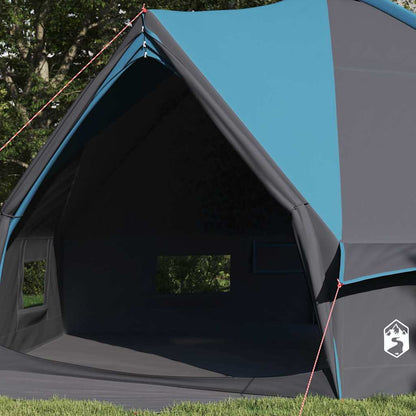 vidaXL Teepee Tent 10-Person Blue and Grey 567 x 470 x 242 cm