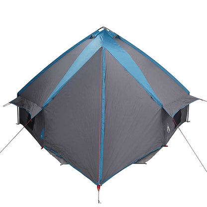 vidaXL Teepee Tent 10-Person Blue and Grey 567 x 470 x 242 cm