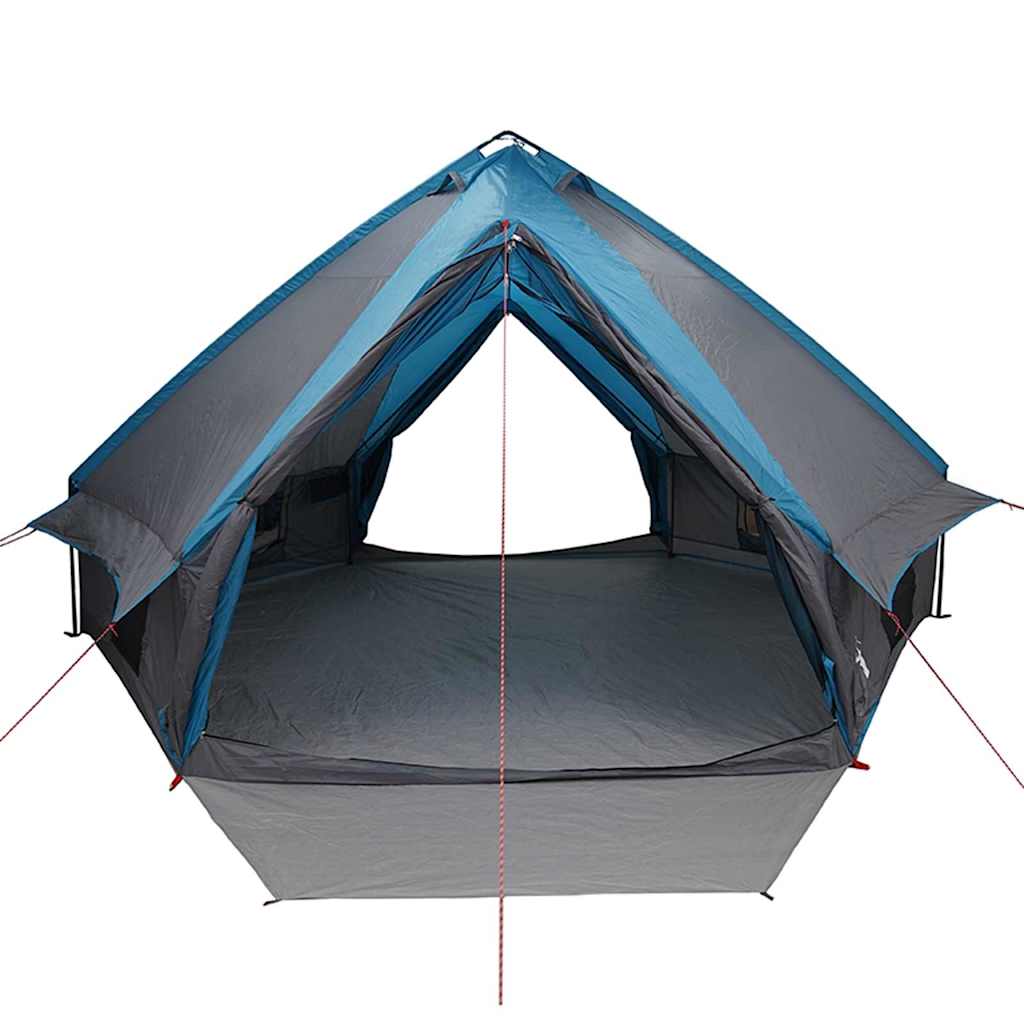 vidaXL Teepee Tent 10-Person Blue and Grey 567 x 470 x 242 cm