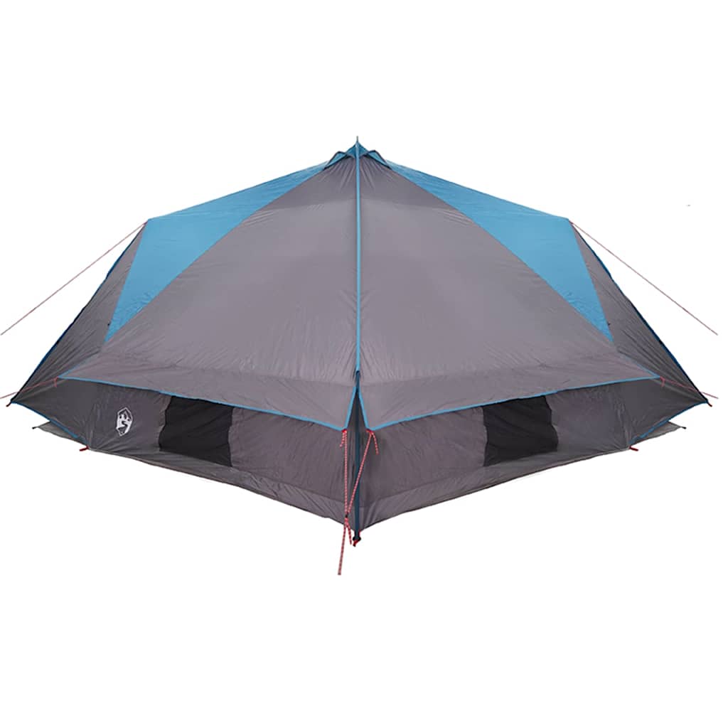 vidaXL Teepee Tent 10-Person Blue and Grey 567 x 470 x 242 cm