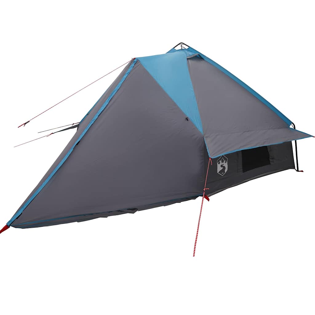 vidaXL Teepee Tent 8-Person with Roof Blue and Grey 490 x 410 x 210 cm