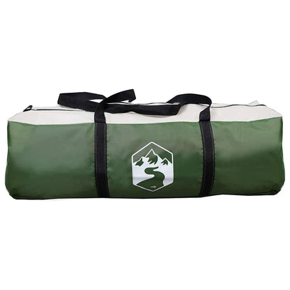 vidaXL Family Tent 20-Person Green and White 745 x 700 x 217 cm