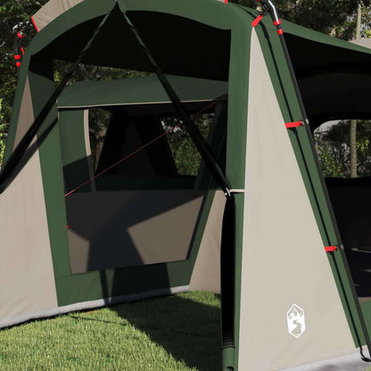 vidaXL Family Tent 20-Person Green and White 745 x 700 x 217 cm