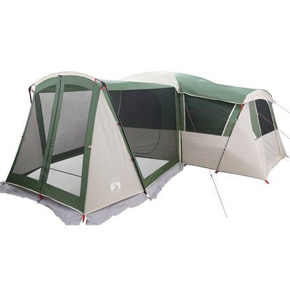 vidaXL Family Tent 20-Person Green and White 745 x 700 x 217 cm