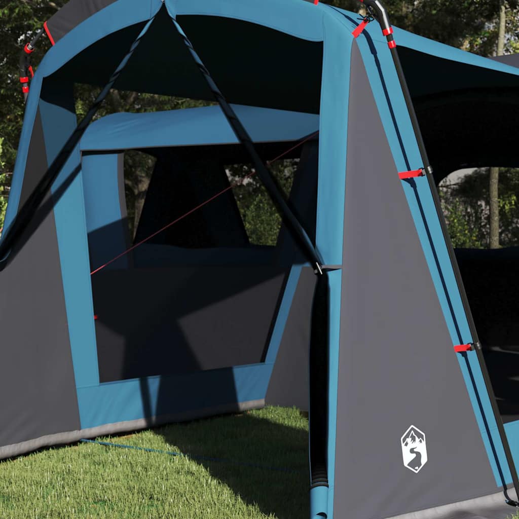 vidaXL Family Tent 20-Person Blue and Grey 745 x 700 x 217 cm