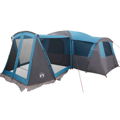 vidaXL Family Tent 20-Person Blue and Grey 745 x 700 x 217 cm