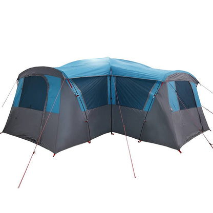 vidaXL Family Tent 20-Person Blue and Grey 745 x 700 x 217 cm