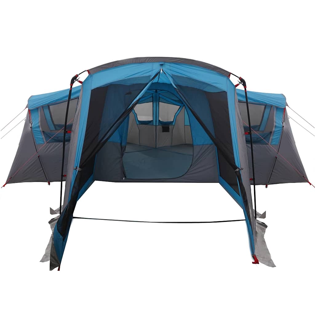 vidaXL Family Tent 20-Person Blue and Grey 745 x 700 x 217 cm