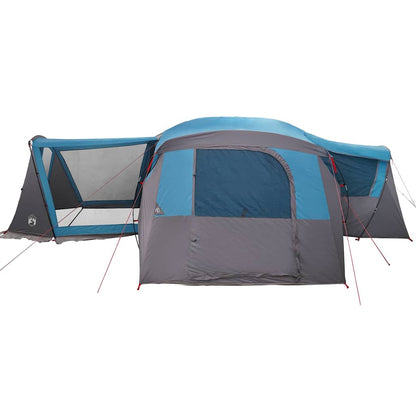 vidaXL Family Tent 20-Person Blue and Grey 745 x 700 x 217 cm