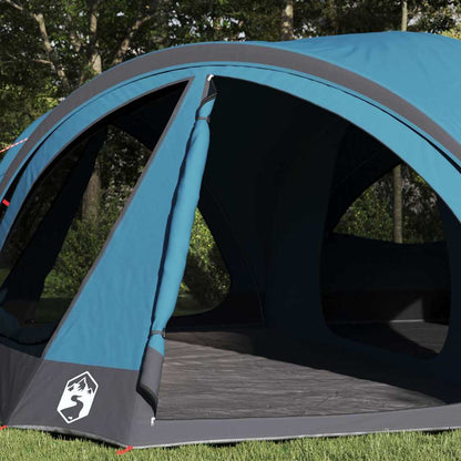 vidaXL Family Tent 10-Person Blue and Grey 460 x 430 x 214 cm