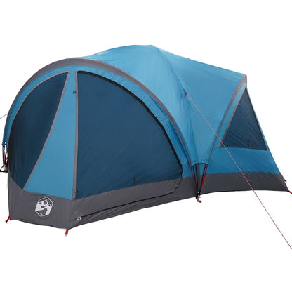 vidaXL Family Tent 10-Person Blue and Grey 460 x 430 x 214 cm