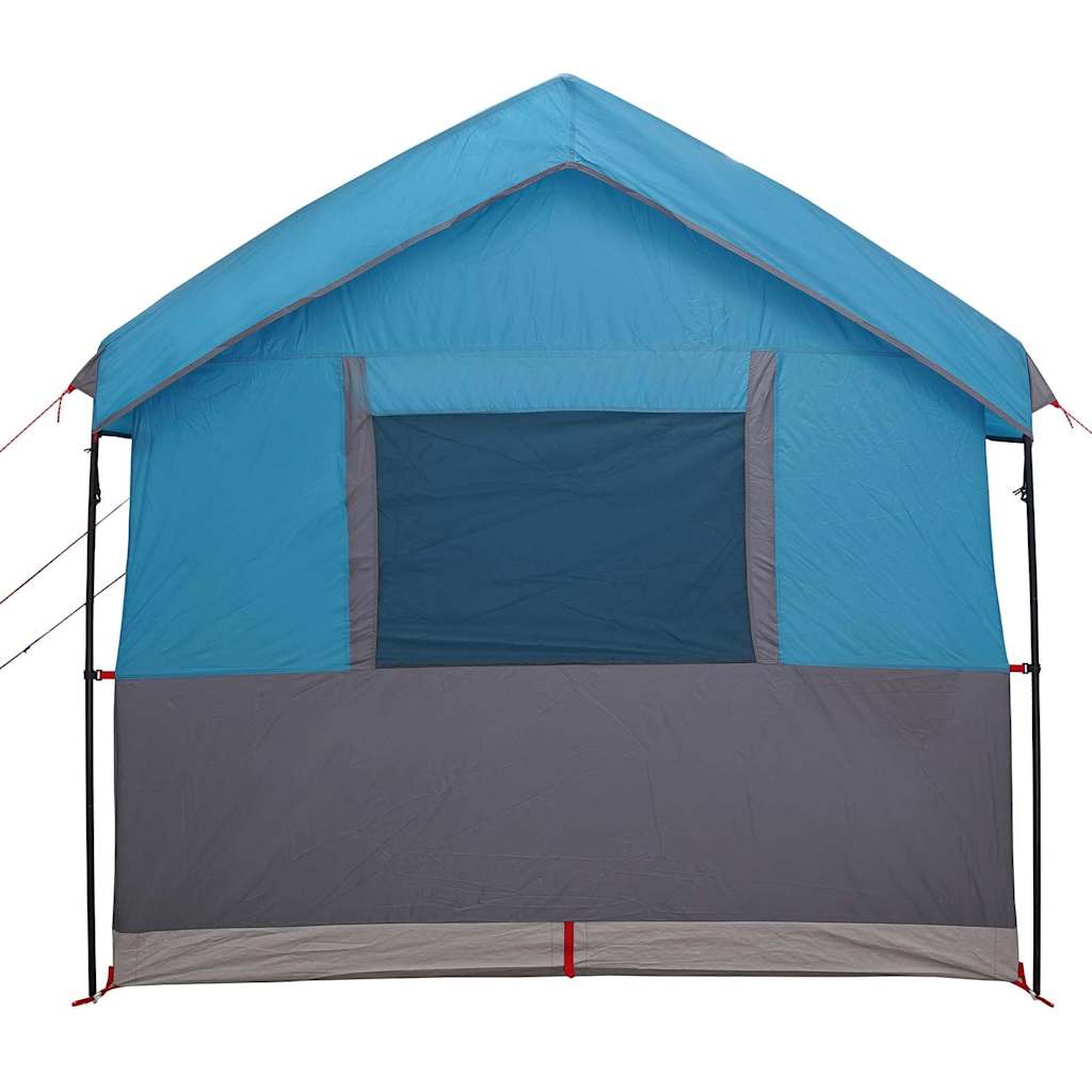 vidaXL Family Tent 4-Person with Roof Blue and Grey 324 x 255 x 230 cm