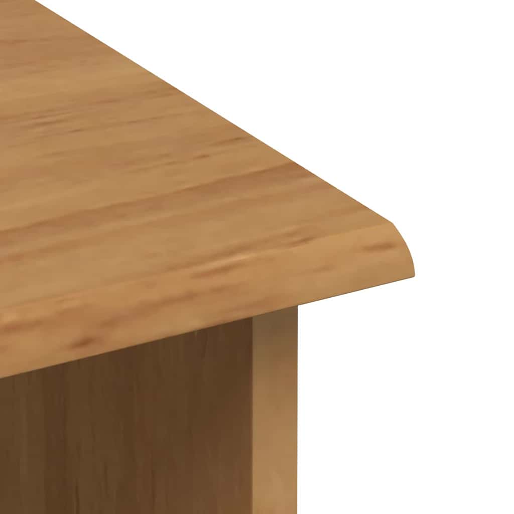vidaXL Hutch ASKIM Honey Wax 91 x 40 x 200.5 cm Solid Pine Wood