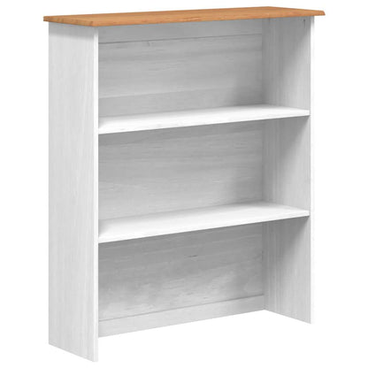 vidaXL Hutch with Drawer ASKIM White 91 x 40 x 184 cm Solid Pine Wood