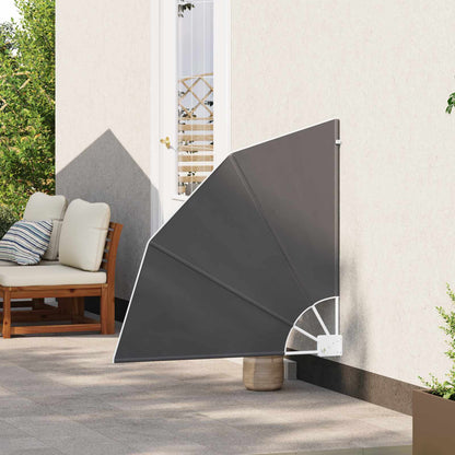 vidaXL Balcony Privacy Screen 115 x 115 cm Polyester Anthracite