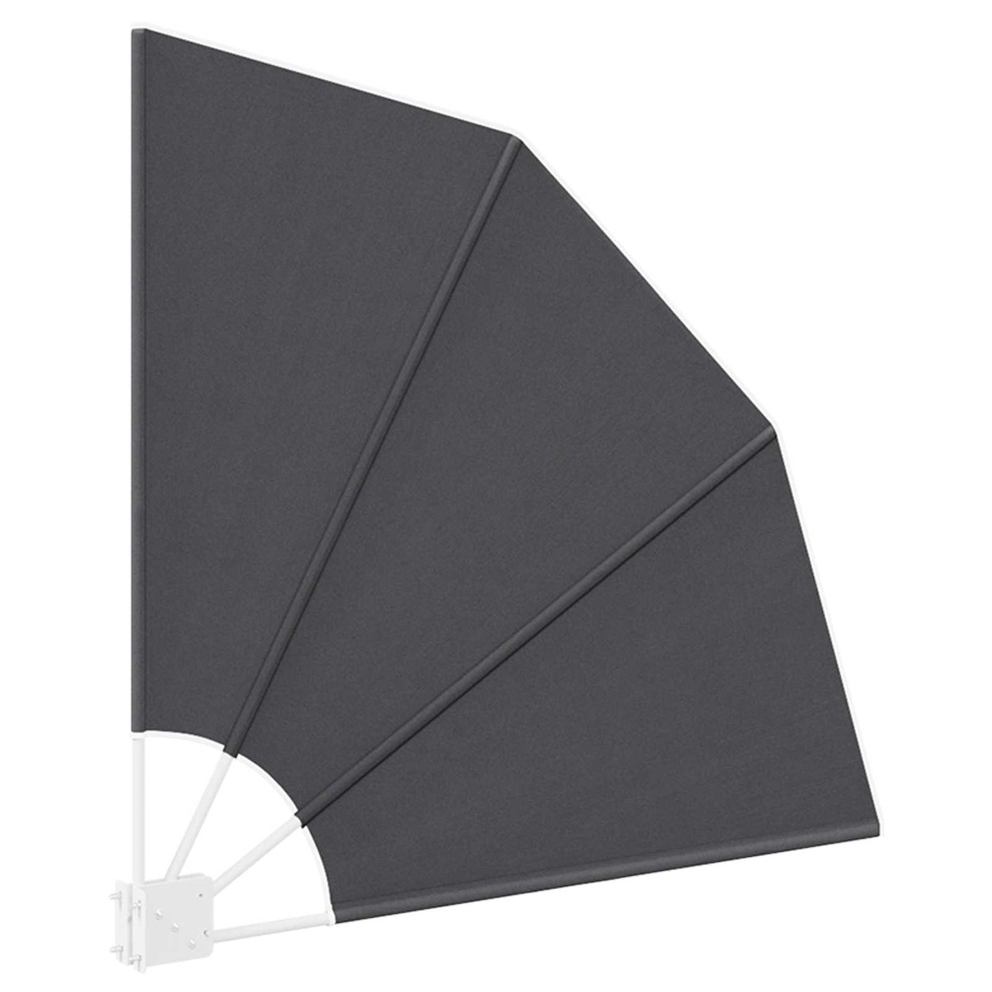vidaXL Balcony Privacy Screen 115 x 115 cm Polyester Anthracite
