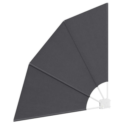 vidaXL Balcony Privacy Screen 115 x 115 cm Polyester Anthracite