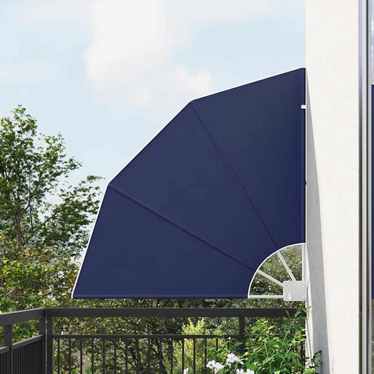 vidaXL Balcony Privacy Screen 115 x 115 cm Polyester Navy Blue