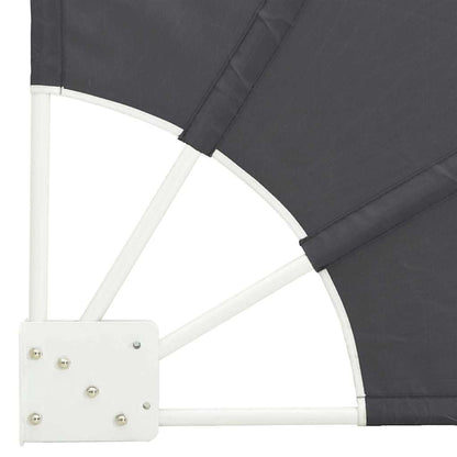 vidaXL Balcony Privacy Screen 115 x 115 cm Polyester Black