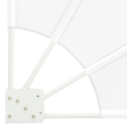 vidaXL Balcony Privacy Screen White 115 x 115 cm Fabric