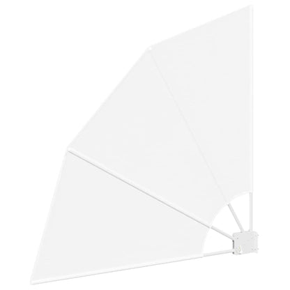 vidaXL Balcony Privacy Screen White 115 x 115 cm Fabric