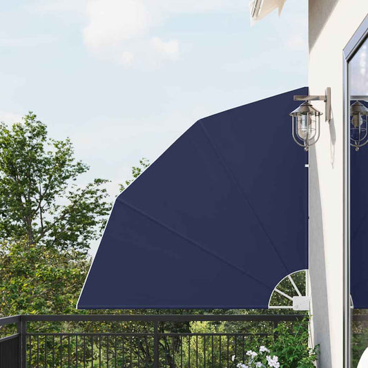 vidaXL Balcony Privacy Screen 140 x 140 cm Polyester Navy Blue