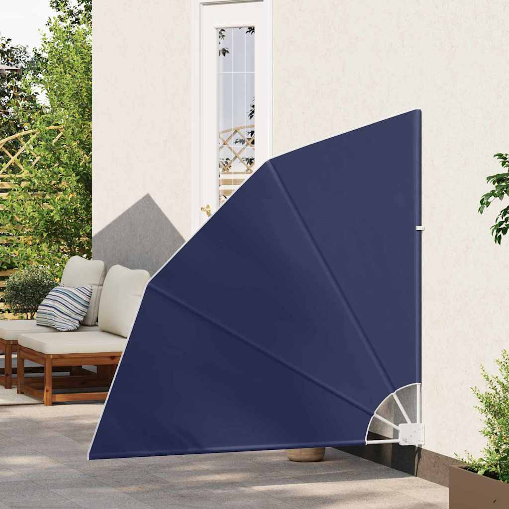 vidaXL Balcony Privacy Screen 140 x 140 cm Polyester Navy Blue