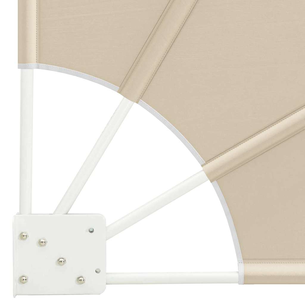 vidaXL Balcony Privacy Screen 140 x 140 cm Polyester Beige