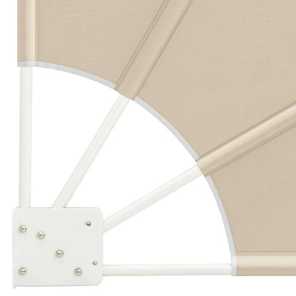 vidaXL Balcony Privacy Screen 140 x 140 cm Polyester Beige